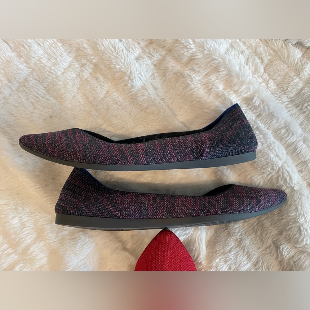Rothy’s Euc Magenta Heather Points Size 9 - image 4